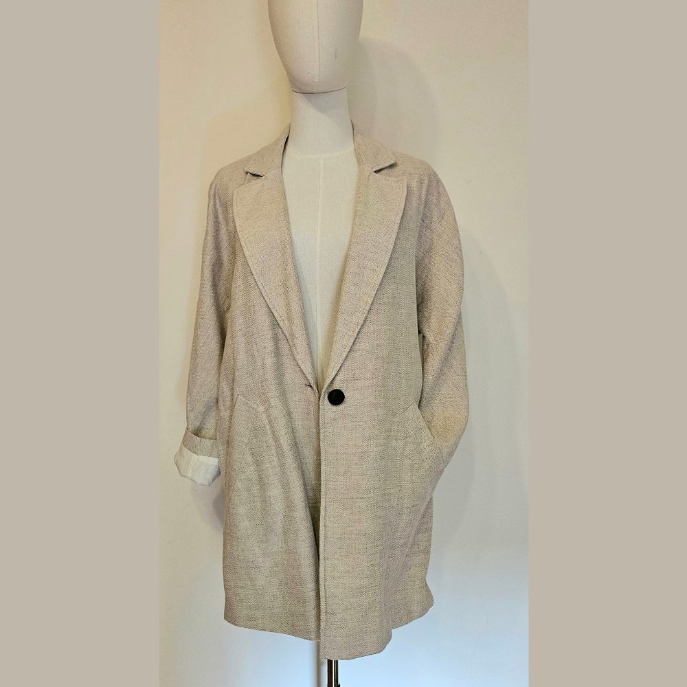 ZARA Loose-fit Long Blazer NWT